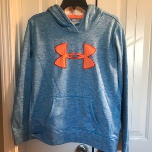 Under Armour Blue and Orange Hoodie